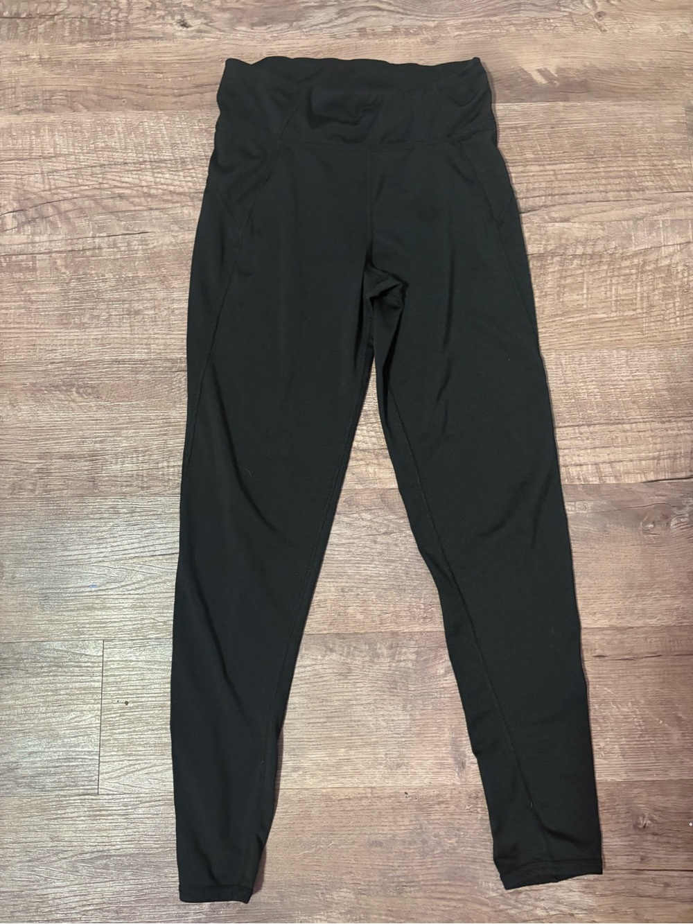 Climate Right by Cuddl Duds black polyester & spandex leggings size XS